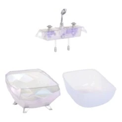 MGA Glitter Babyz - Color Change Bubbling Bathtub