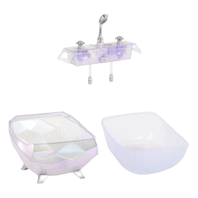 MGA Glitter Babyz - Color Change Bubbling Bathtub 1 MGA Glitter Babyz - Color Change Bubbling Bathtub
