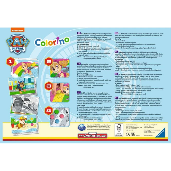 Ravensburger Paw Patrol - Colorino 4 Ravensburger Paw Patrol - Colorino – Bild 4