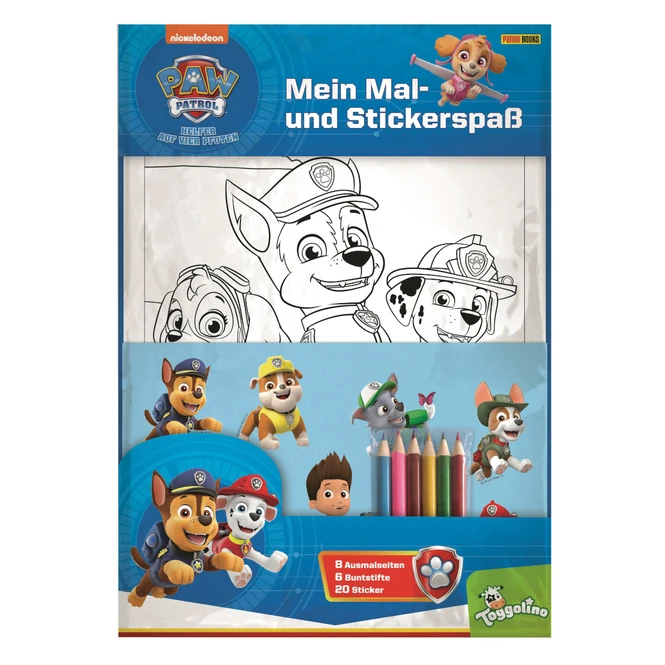 Panini Paw Patrol - Mein Mal- Und Stickerspaß 2 Panini Paw Patrol - Mein Mal- Und Stickerspaß – Bild 2