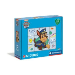 Clementoni Paw Patrol - Würfelpuzzle - 12 Teile