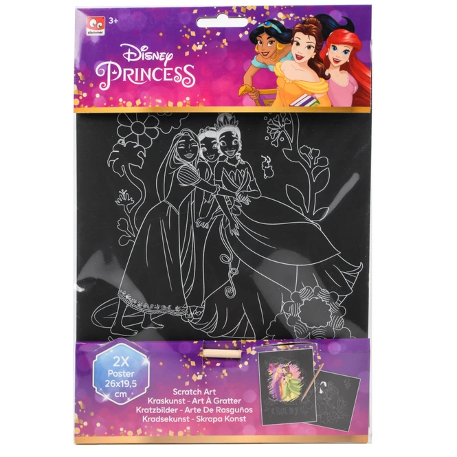 Disney Princess - Kratzbilder Set - Prinzessinnen 3 Disney Princess - Kratzbilder Set - Prinzessinnen – Bild 3