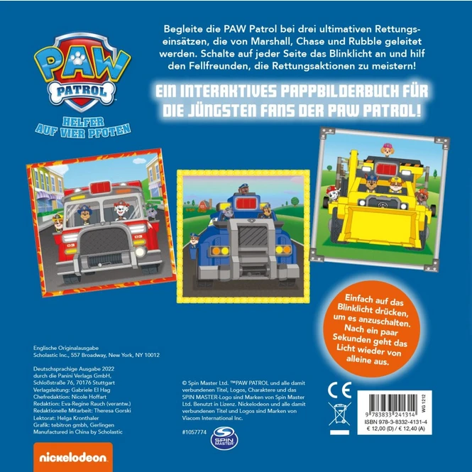 Panini PAW Patrol - Dein Einsatz Mit Der PAW Patrol 1 Panini PAW Patrol - Dein Einsatz Mit Der PAW Patrol