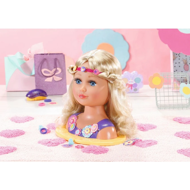 Zapf Creation BABY Born - Sister - Styling Head - Schminkkopf 1 Zapf Creation BABY Born - Sister - Styling Head - Schminkkopf