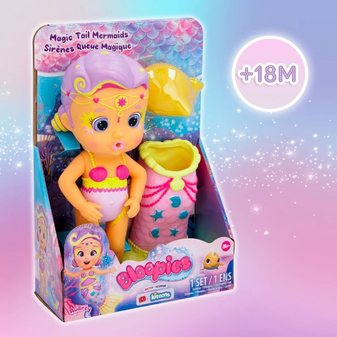 IMC TOYS Bloopies Mermaids - Audrey - Badepuppe 1 IMC TOYS Bloopies Mermaids - Audrey - Badepuppe