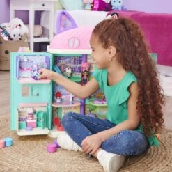 SPIN MASTER Gabby's Dollhouse - Deluxe-Raum - Badezimmer Mit MerCat-Figur