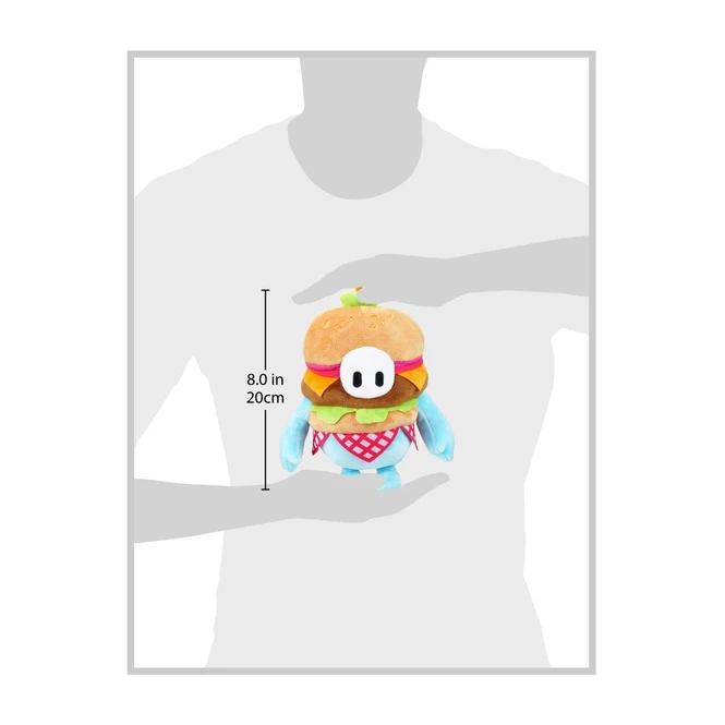 Fall Guys - Tasty Burger Plüsch - Ca. 20cm 1 Fall Guys - Tasty Burger Plüsch - Ca. 20cm