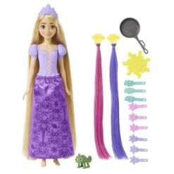 MATTEL Disney Princess - Modepuppe - Haarspiel Rapunzel -Kinderspielzeug Verkauf 246730 194735120437 pri mattel modepuppe disney rapunzel 03