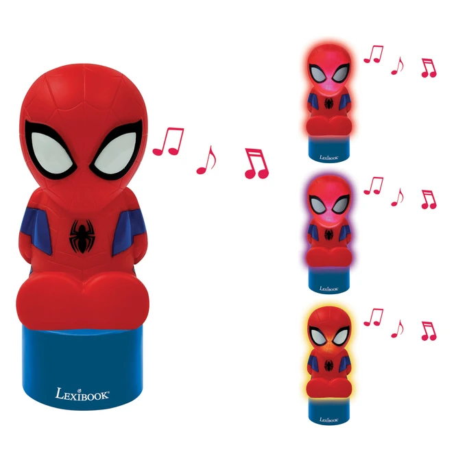 LEXIBOOK Spider-Man LED-Nachtlicht Mit Lautsprecher 4 LEXIBOOK Spider-Man LED-Nachtlicht Mit Lautsprecher – Bild 4