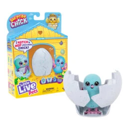 Little Live Pets - Surprise Chick - Vogel Im Ei - Blau 11 Little Live Pets - Surprise Chick - Vogel Im Ei - Blau -Kinderspielzeug Verkauf 247998 630996264522 moose toys little live pets surprise chick einzelpack blau 01