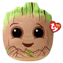 Marvel - Ty Squishy Beanies - Plüsch Kissen Groot - Ca. 31 Cm