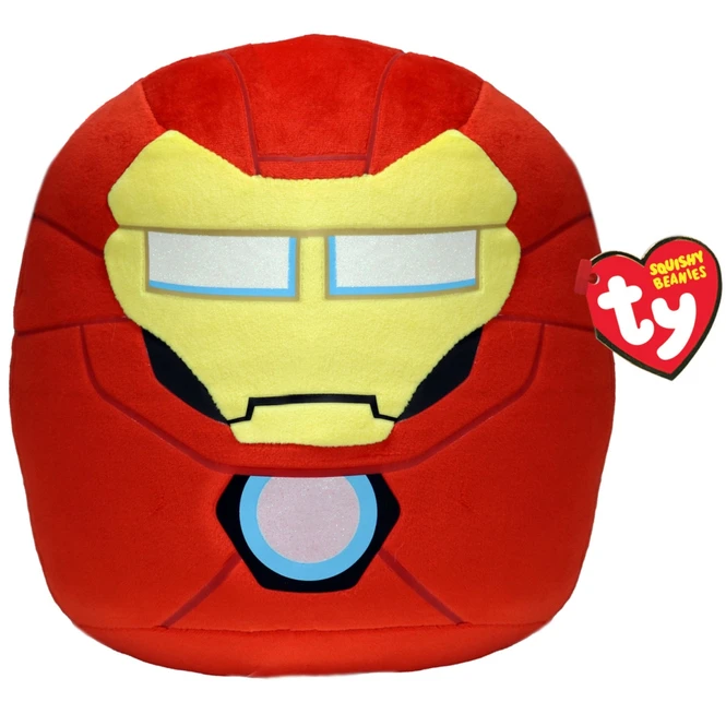 Marvel - Ty Squishy Beanies - Plüsch Kissen Iron Man - Ca. 31 Cm 1 Marvel - Ty Squishy Beanies - Plüsch Kissen Iron Man - Ca. 31 Cm