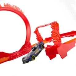 MATTEL Hot Wheels - Track Builder Flame Stunt Pack -Kinderspielzeug Verkauf 248704 194735123872 Mattel Track Builder Stunt Pack 08