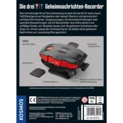 Kosmos Die Drei ??? - Geheimnachrichten-Recorder