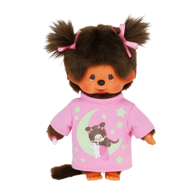 Monchhichi - Glow In The Dark - Girl - Ca. 20 Cm 1 Monchhichi - Glow In The Dark - Girl - Ca. 20 Cm