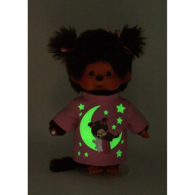 Monchhichi - Glow In The Dark - Girl - Ca. 20 Cm 2 Monchhichi - Glow In The Dark - Girl - Ca. 20 Cm – Bild 2