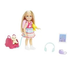 MATTEL Barbie - Travel Chelsea Puppe 10 MATTEL Barbie - Travel Chelsea Puppe -Kinderspielzeug Verkauf 249498 194735098132 Mattel Barbie Travel Chelsea 9152