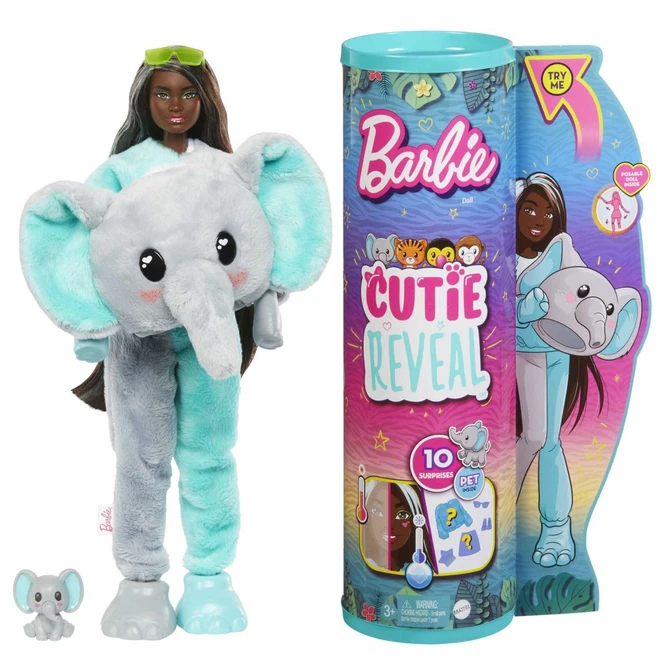 MATTEL Barbie - Cutie Reveal - Dschungel - Elefant 2 MATTEL Barbie - Cutie Reveal - Dschungel - Elefant – Bild 2
