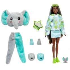 MATTEL Barbie - Cutie Reveal - Dschungel - Elefant 12 MATTEL Barbie - Cutie Reveal - Dschungel - Elefant -Kinderspielzeug Verkauf 249504 194735106615 Mattel Barbie Elefant 90