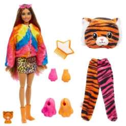 MATTEL Barbie - Cutie Reveal - Dschungel Reihe - Tiger