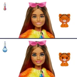 MATTEL Barbie - Cutie Reveal - Dschungel Reihe - Tiger -Kinderspielzeug Verkauf 249505 194735106561 Mattel Barbie Tiger 07