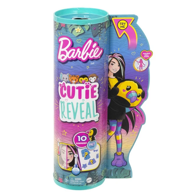 MATTEL Barbie - Cutie Reveal - Dschungel Reihe - Tukan 3 MATTEL Barbie - Cutie Reveal - Dschungel Reihe - Tukan – Bild 3
