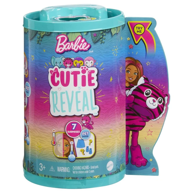 MATTEL Barbie - Cutie Reveal - Dschungel Reihe - Chelsea - Tiger 3 MATTEL Barbie - Cutie Reveal - Dschungel Reihe - Chelsea - Tiger – Bild 3