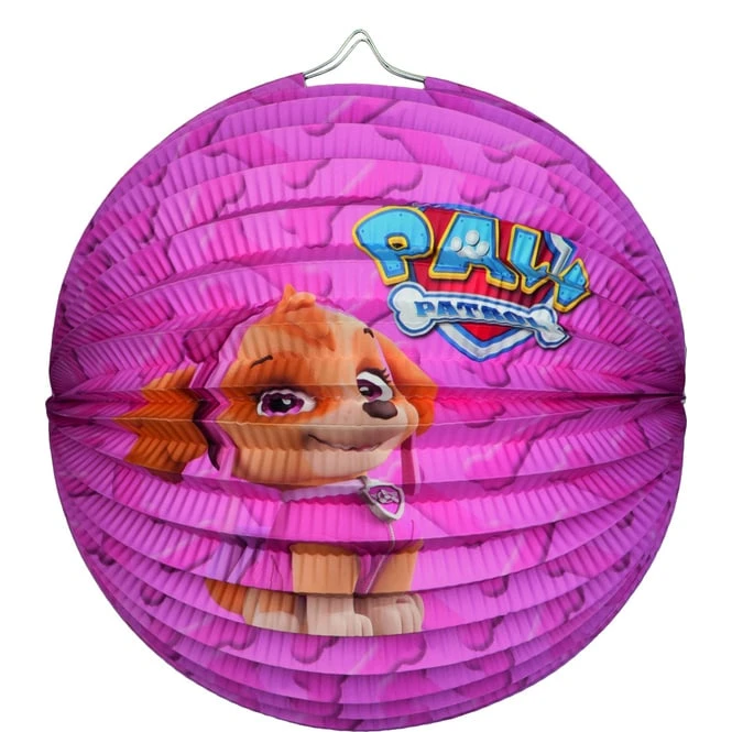 Paw Patrol - Laterne - Aus Papier - Ø = 25 Cm - Skye 1 Paw Patrol - Laterne - Aus Papier - Ø = 25 Cm - Skye