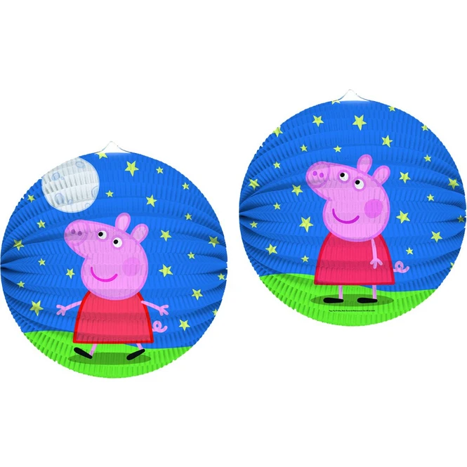 Peppa Wutz - Laterne - Aus Papier - Ø = 25 Cm 1 Peppa Wutz - Laterne - Aus Papier - Ø = 25 Cm