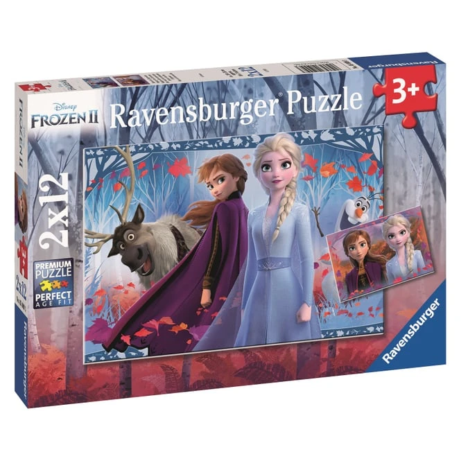 Ravensburger Kinderpuzzle - Die Eiskönigin 2 - 2 X 12 Teile 1 Ravensburger Kinderpuzzle - Die Eiskönigin 2 - 2 X 12 Teile