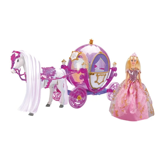Besttoy - Prinzessinnenkutsche - Lila - Pferd Mit Funktion 1 Besttoy - Prinzessinnenkutsche - Lila - Pferd Mit Funktion