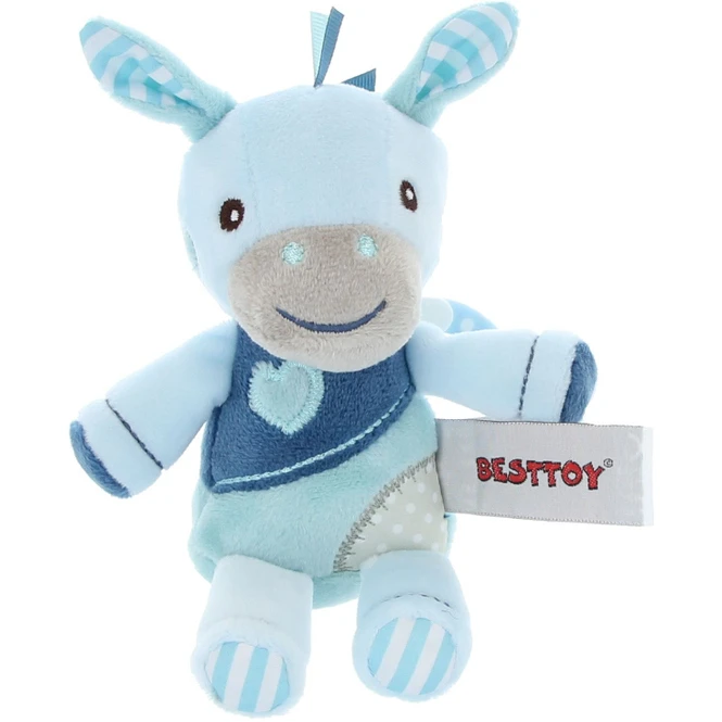Besttoy - Plüsch Pferd - Blau 1 Besttoy - Plüsch Pferd - Blau