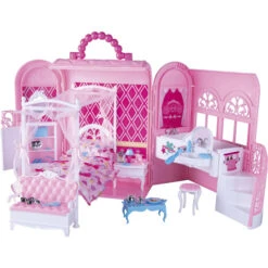 Besttoy - Schlafzimmer Und Bad Für Modepuppen - Tragbar 5 Besttoy - Schlafzimmer Und Bad Für Modepuppen - Tragbar -Kinderspielzeug Verkauf 4016096364403 2115051
