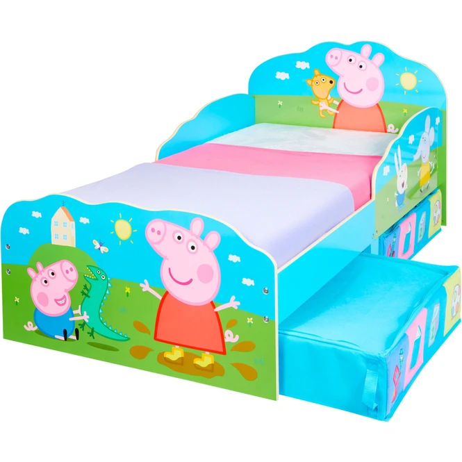 Peppa Wutz - Kinderbett Mit Stauraum - Ca. 70 X 140 Cm 1 Peppa Wutz - Kinderbett Mit Stauraum - Ca. 70 X 140 Cm