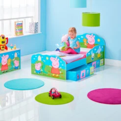 Peppa Wutz - Kinderbett Mit Stauraum - Ca. 70 X 140 Cm 8 Peppa Wutz - Kinderbett Mit Stauraum - Ca. 70 X 140 Cm -Kinderspielzeug Verkauf 5013138666692 2091655