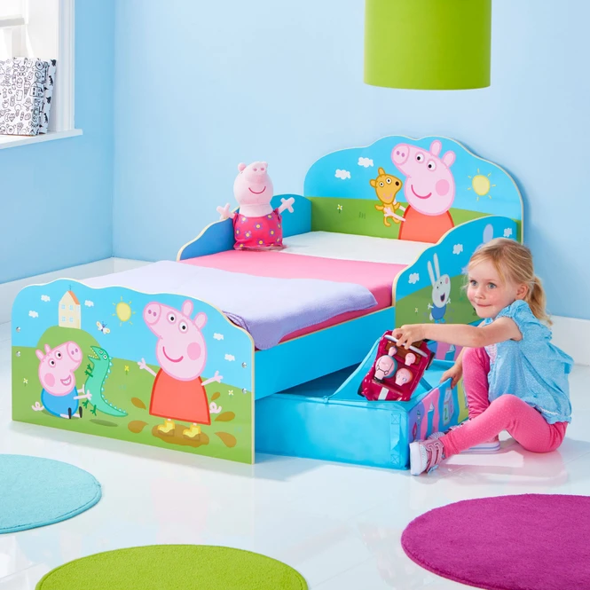 Peppa Wutz - Kinderbett Mit Stauraum - Ca. 70 X 140 Cm 5 Peppa Wutz - Kinderbett Mit Stauraum - Ca. 70 X 140 Cm – Bild 5