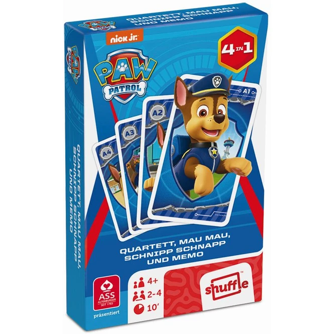 Paw Patrol - 4 In 1 Kartenspiel - ASS 1 Paw Patrol - 4 In 1 Kartenspiel - ASS