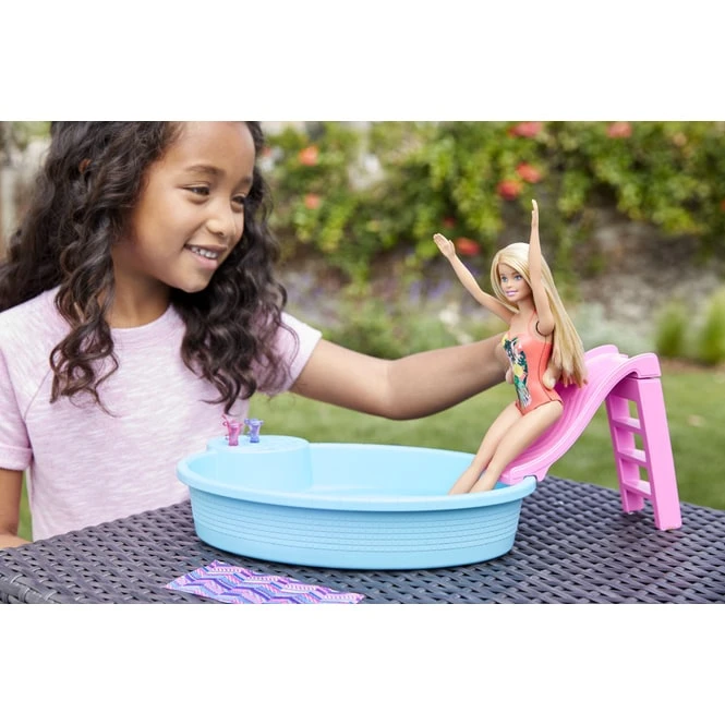 MATTEL Barbie - Pool - Spielset Mit Modepuppe 4 MATTEL Barbie - Pool - Spielset Mit Modepuppe – Bild 4