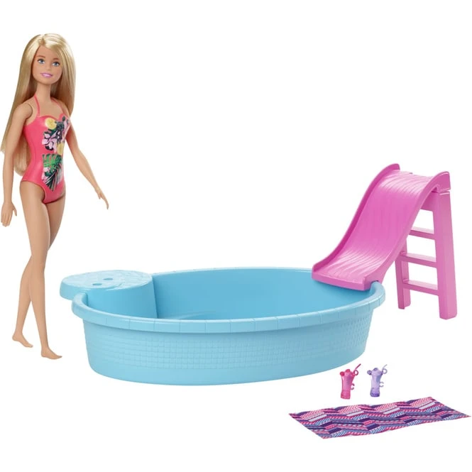 MATTEL Barbie - Pool - Spielset Mit Modepuppe 1 MATTEL Barbie - Pool - Spielset Mit Modepuppe