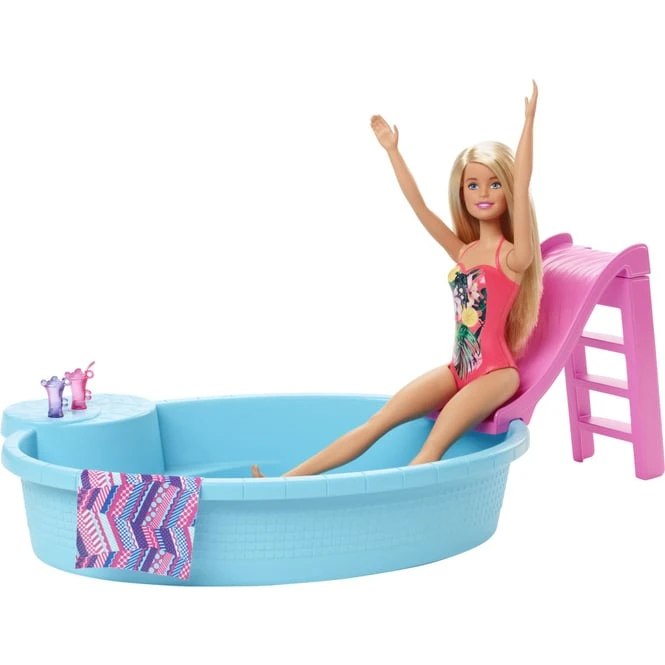 MATTEL Barbie - Pool - Spielset Mit Modepuppe 5 MATTEL Barbie - Pool - Spielset Mit Modepuppe – Bild 5