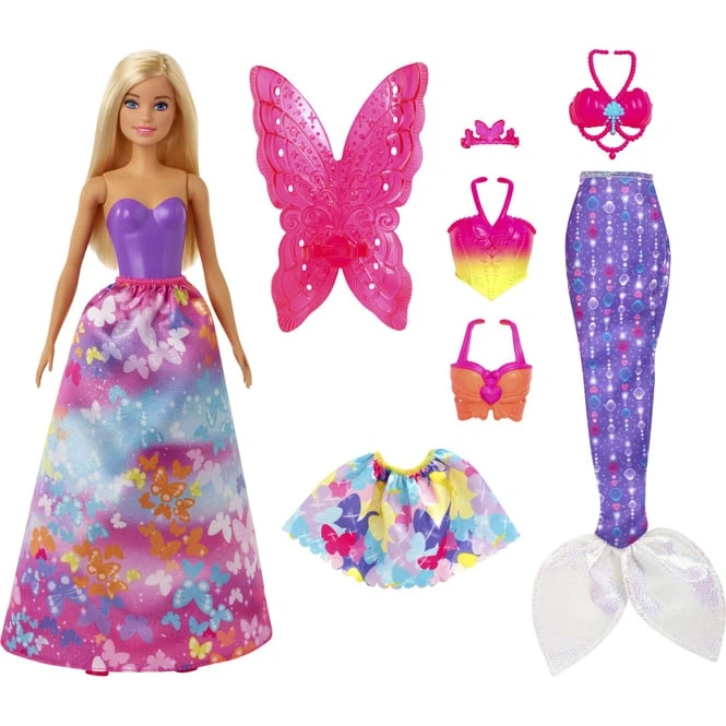 MATTEL Barbie Dreamtopia - Barbie Mit Blonden Haaren Und Viel Zubehör Im Schmetterling-Design 4 MATTEL Barbie Dreamtopia - Barbie Mit Blonden Haaren Und Viel Zubehör Im Schmetterling-Design – Bild 4