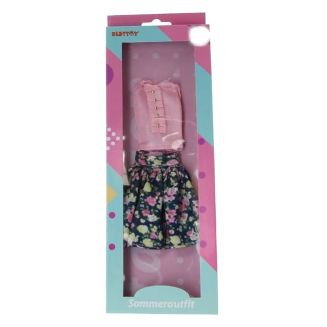 Besttoy - Modepuppen-Sommerkleidung - Rock Und Bluse 1 Besttoy - Modepuppen-Sommerkleidung - Rock Und Bluse