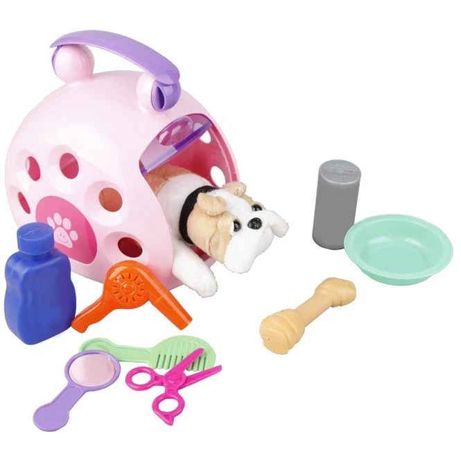 Besttoy - Plüsch-Hund Im Transportkoffer - Mit Zubehör 1 Besttoy - Plüsch-Hund Im Transportkoffer - Mit Zubehör